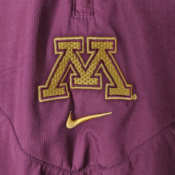 2000s VTG Nike Univ of MN Clima Fit Half Zip Pullover Jacket Size Medium - Picture 8 of 11